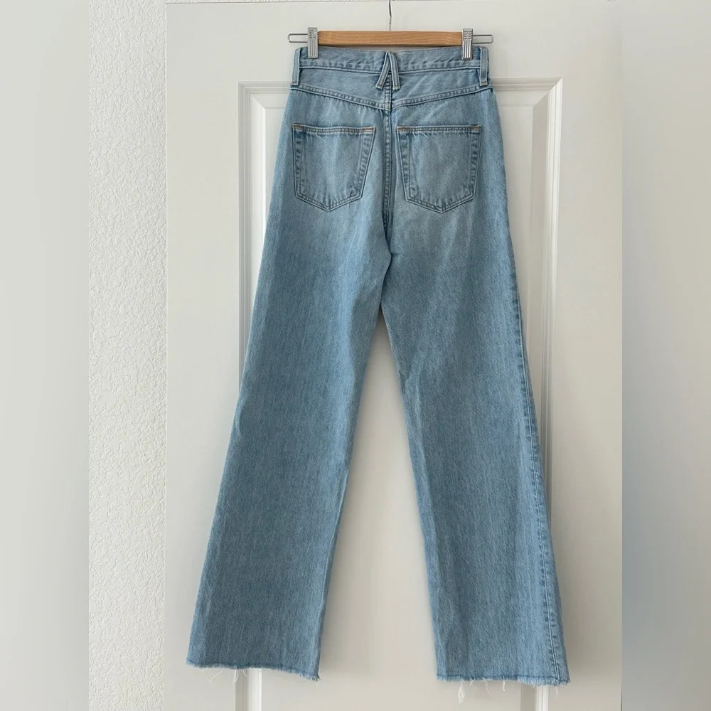 SLVRLAKE Light Blue Wide Leg Jeans - Picture 3 of 8